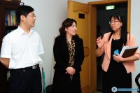 傅首清副区长来我校调研指导（2013.9.23）